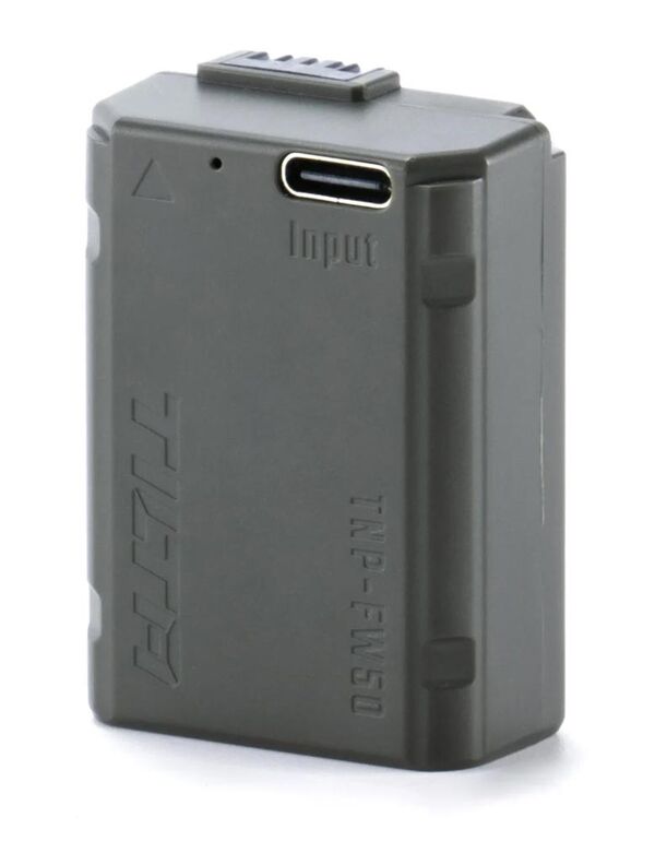 Tilta NP-FW50 Akku mit USB-C Eingang (980mAh) – grün 