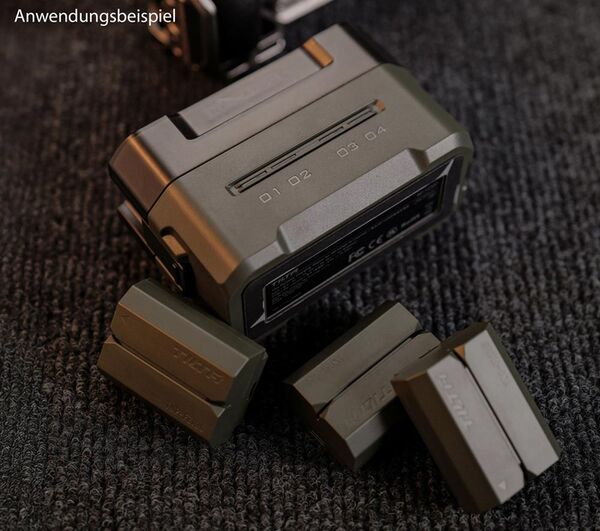 Tilta NP-FZ100 Akku mit USB-C Eingang (2400mAh) – Grün 