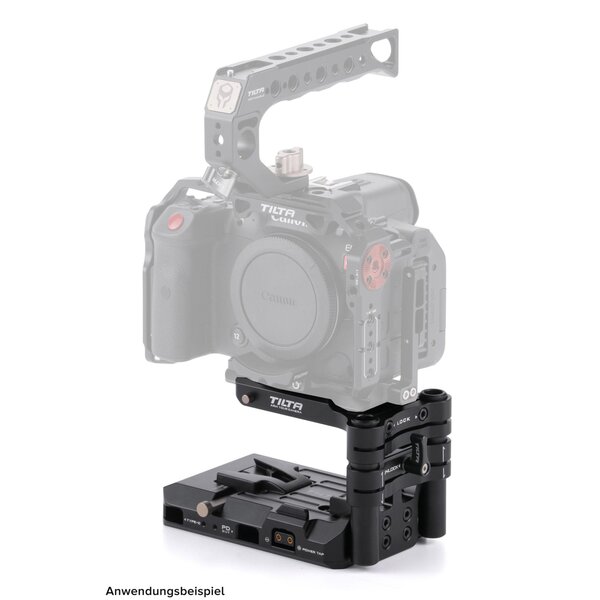 Tilta PD V Mount Akku-Grundplatte (ARCA) – Schwarz 