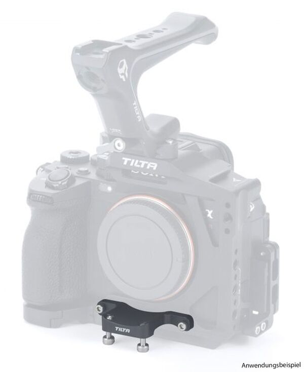 Tilta PL zu E Mount Objektivadapter für Sony a7R V Halbkäfig  Schwarz