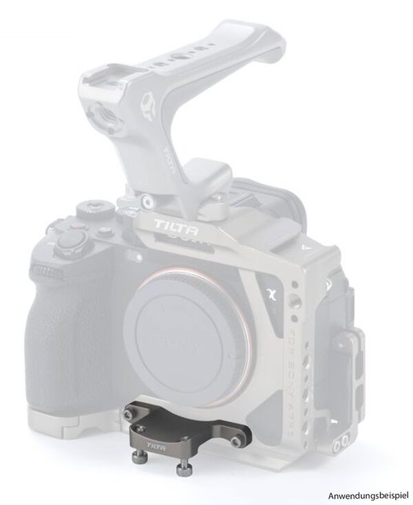 Tilta PL zu E Mount Objektivadapter für Sony a7R V Halbkäfig  Titangrau