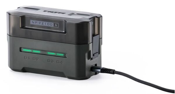 Tilta portable Ladestation  grün für NP-FZ100 (4 Kanäle)