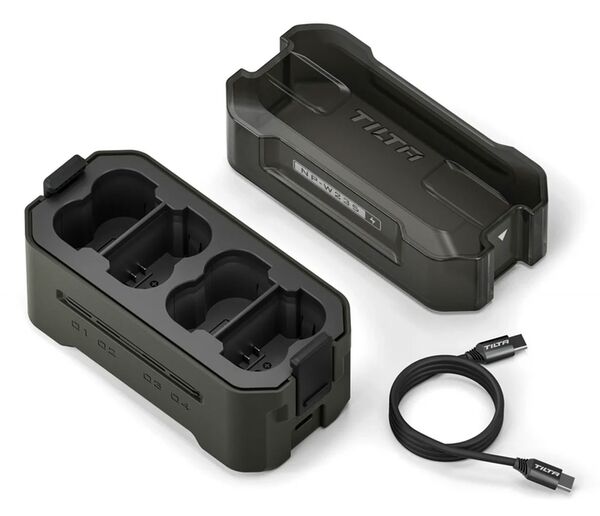 Tilta portable Ladestation  grün für NP-W235 (4 Kanäle)