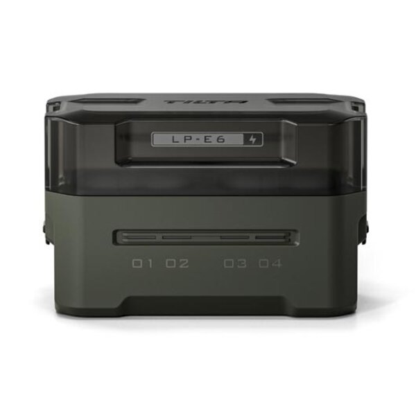 Tilta Portable Ladestation für Canon LP-E6 Akku  2 Akkus + 1 Ladegerät grün