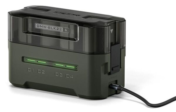 Tilta portable Ladestation  grün für DMW-BLK22 (4 Kanäle)