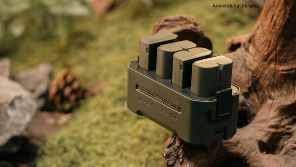 Tilta portable Ladestation  grün für DMW-BLK22 (4 Kanäle)