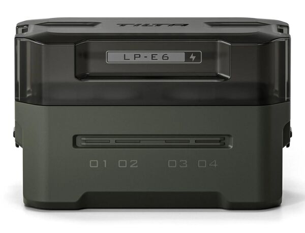 Tilta portable Ladestation  grün  für LP-E6 (4 Kanäle)