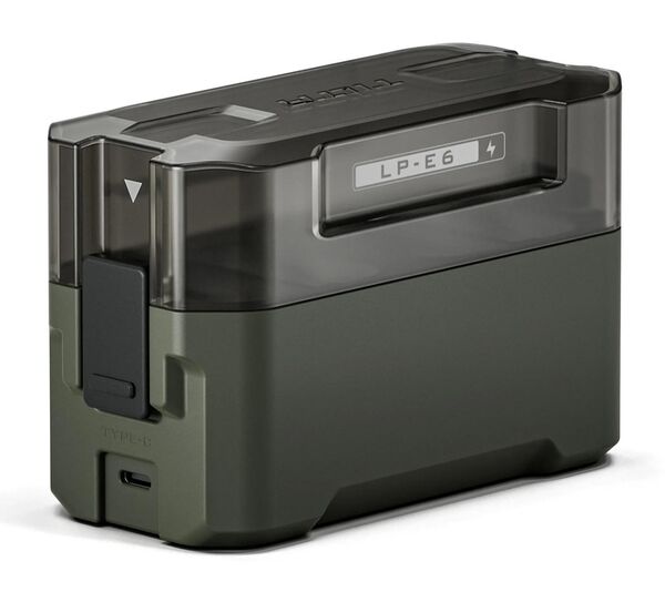 Tilta portable Ladestation  grün  für LP-E6 (4 Kanäle)