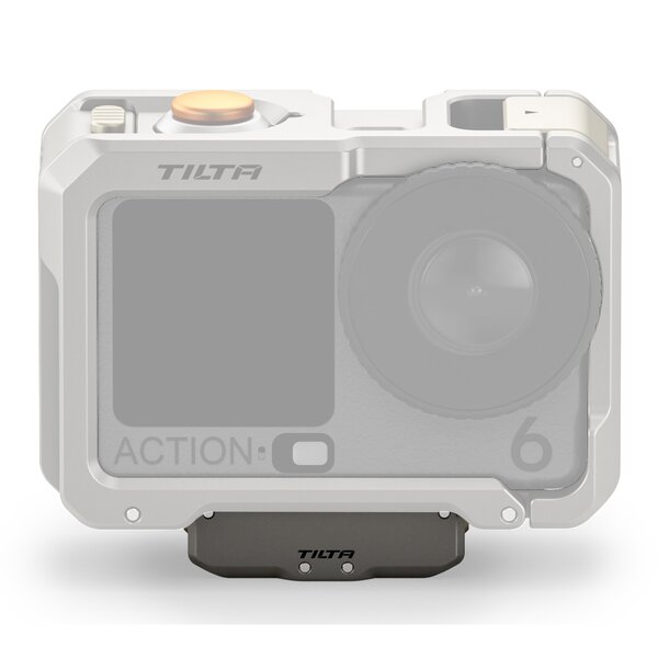 Tilta Quick Release Mounting Baseplate für DJI Osmo Action 6/Nano  Titanium Gray