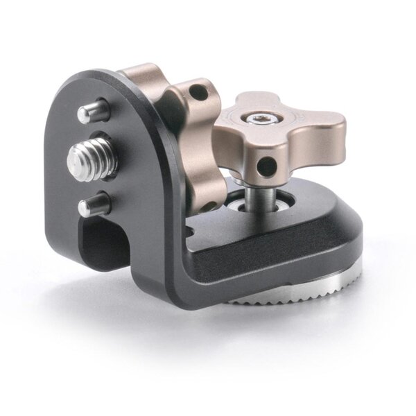 Tilta rechtwinkliger Rosettenadapter auf 1/4″-20 mit Passstiften – Schwarz 