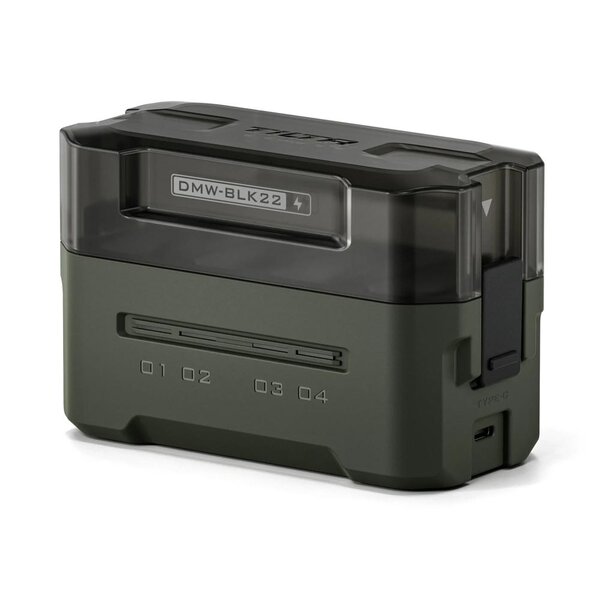 Tilta TBC-BLK22-B-GN DMW-BLK22 Charging Station Battery Kit (4 Batteries) 