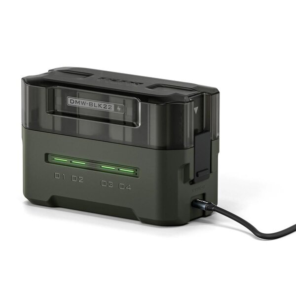 Tilta TBC-BLK22-B-GN DMW-BLK22 Charging Station Battery Kit (4 Batteries) 