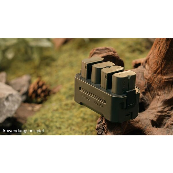 Tilta TBC-BLK22-B-GN DMW-BLK22 Charging Station Battery Kit (4 Batteries) 