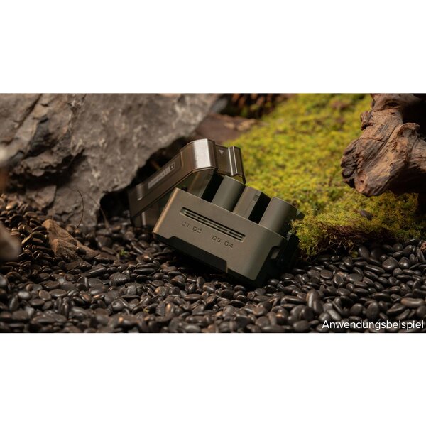 Tilta TBC-BLK22-B-GN DMW-BLK22 Charging Station Battery Kit (4 Batteries) 