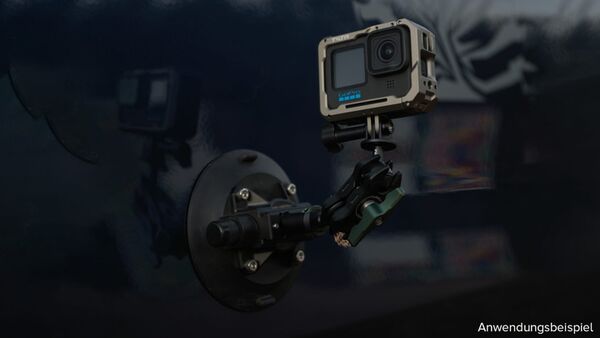 Tilta Universal Action-Kamera-Saugnapf (4,5 Zoll) Montagesatz 