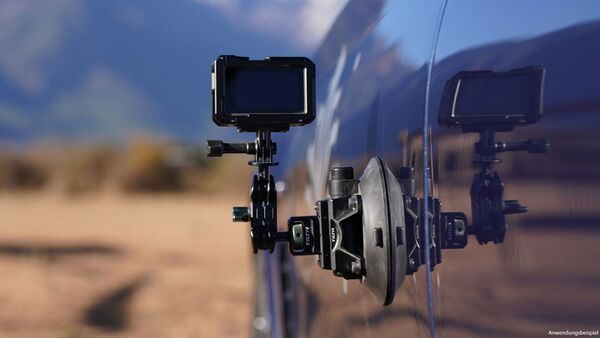 Tilta Universal-Saugnapf (4,5″) mit Montagebügel 