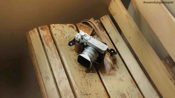 Tilta Vintage Kamera Cage für Fujifilm GFX100RF Travel Kit  silber