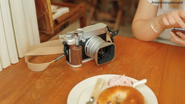 Tilta Vintage Kamera Cage für Fujifilm GFX100RF Travel Kit  silber