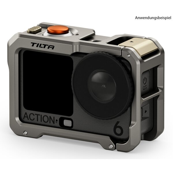 Tilta Vollständiger Kamerakäfig für DJI Osmo Action 6  Titanium Gray