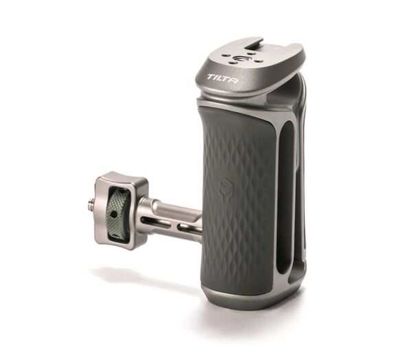 Tilta Xeno Side Handle  Titanium Gray 1/4 Zoll - 20 mit Locating Pins