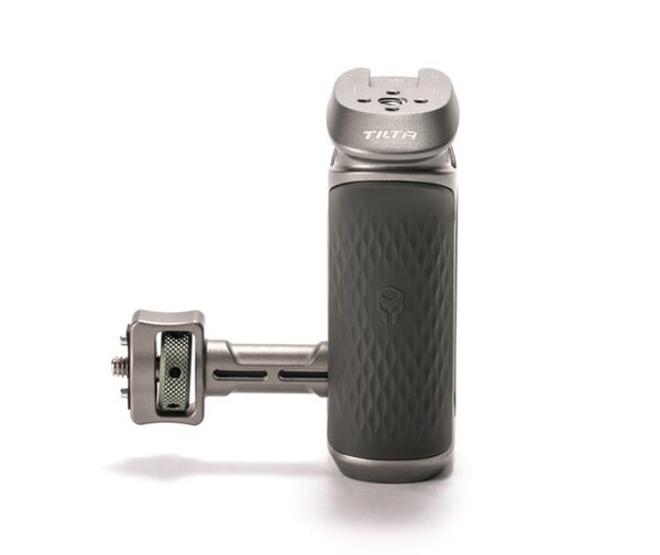 Tilta Xeno Side Handle  Titanium Gray 1/4 Zoll - 20 mit Locating Pins