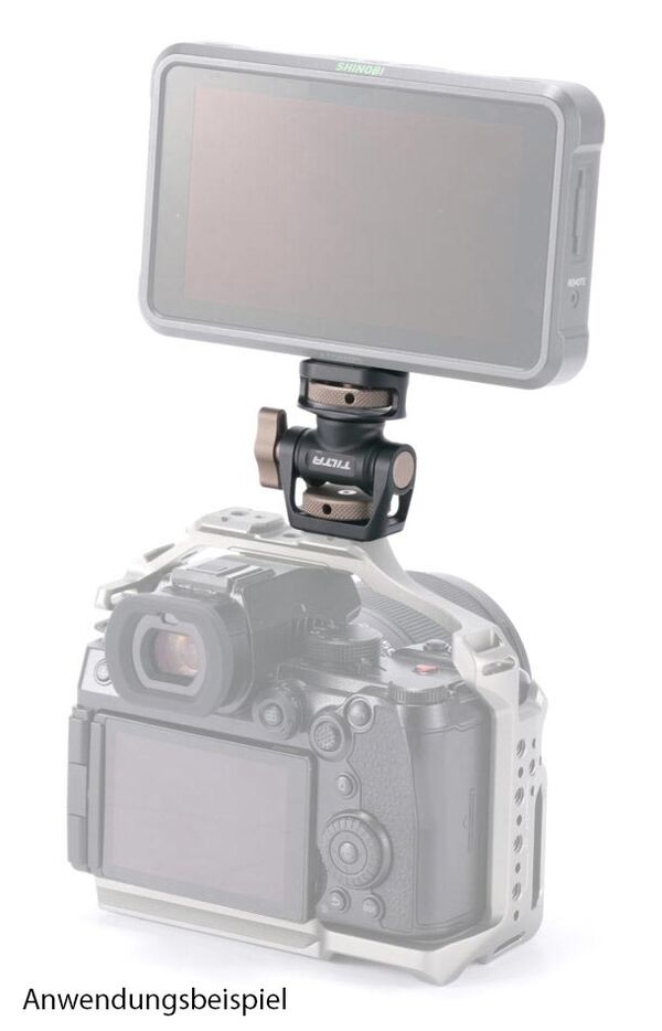 Tilta Zubehörhalterung – Schwarz  1/4-20  mit Passstiften