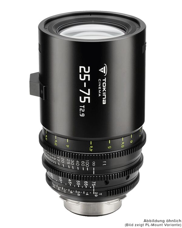 Tokina 25-75mm T2.9 CINEMA LENS  MFT