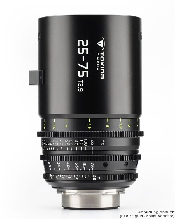 Tokina 25-75mm T2.9 CINEMA LENS  MFT