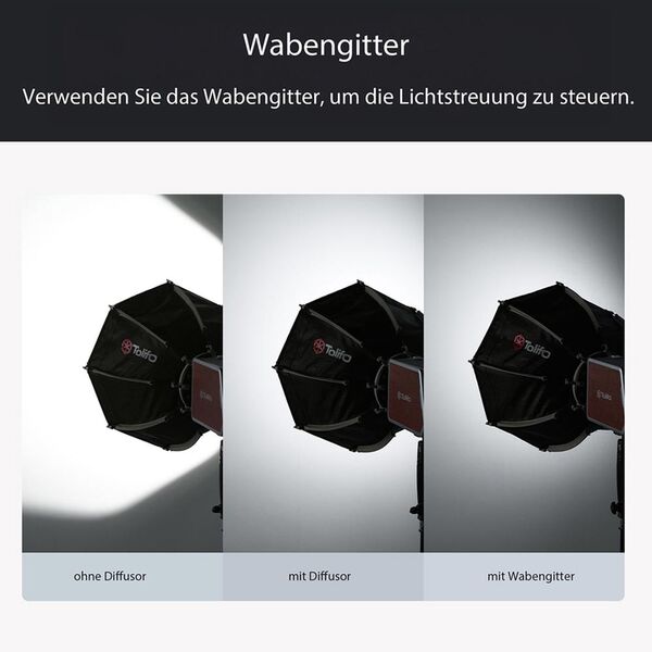 Tolifo Octagon Softbox  LKP-30 30 cm Mini