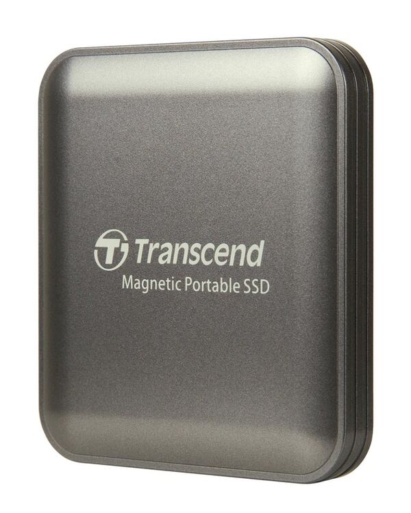 Transcend ESD420C Portable SSD, externe SSD Festplatte, MagSafe, grau  1TB