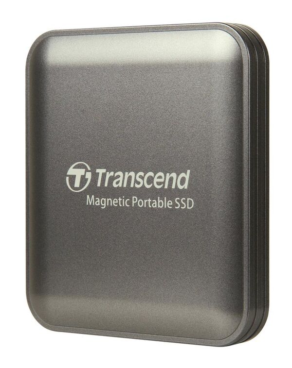 Transcend ESD420C Portable SSD, externe SSD Festplatte, MagSafe, grau  2TB