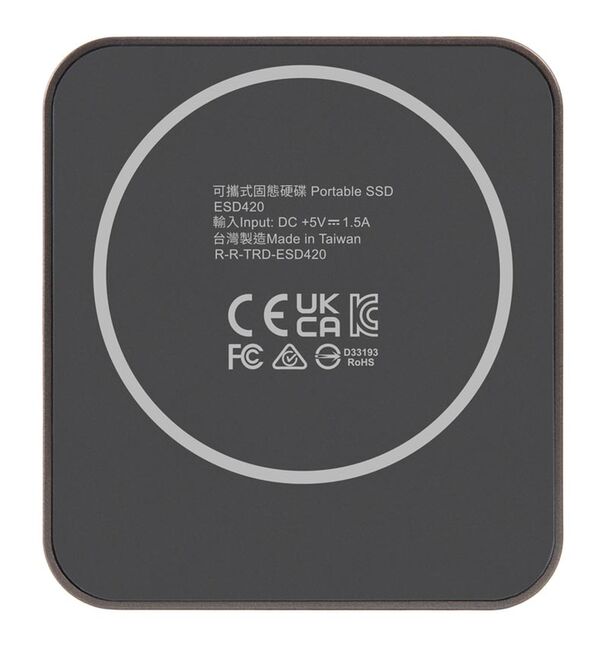 Transcend ESD420C Portable SSD, externe SSD Festplatte, MagSafe, grau  2TB