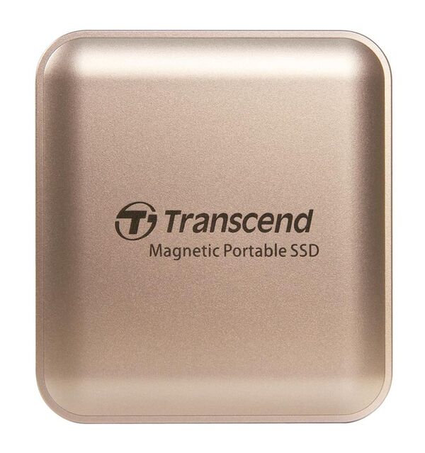 Transcend ESD420G Portable SSD, externe SSD Festplatte, MagSafe, gold  4TB 