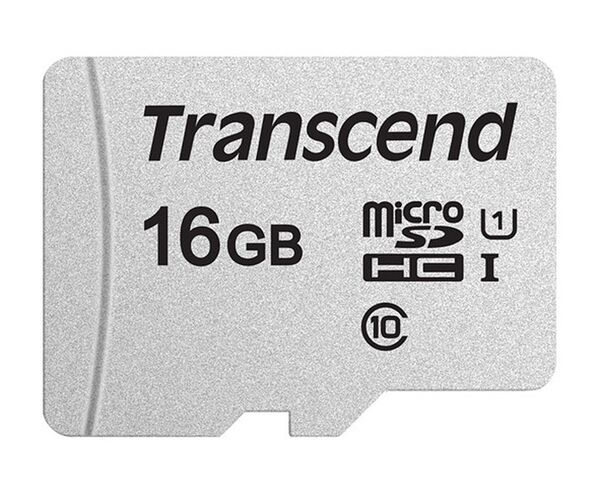 Transcend microSDHC-Karte mit Adapter  16 GB
