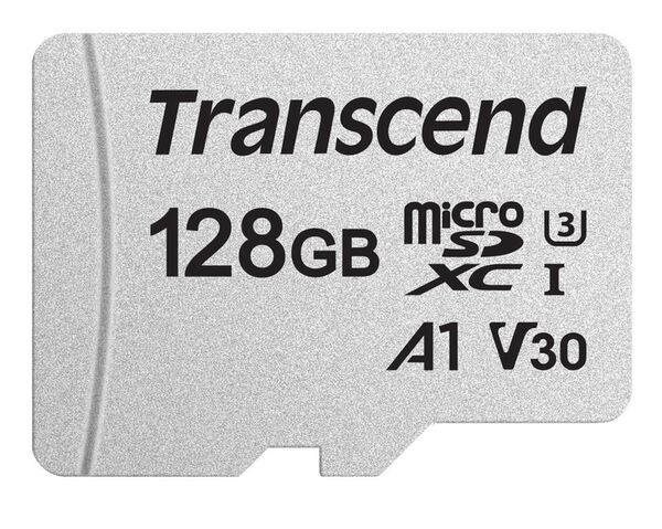 Transcend microSDXC-Karte 300S UHS-I U3 A1 V30 100/35MB/s  128 GB