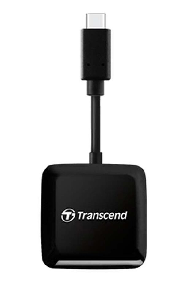 Transcend SD/microSD Card Reader, Type C, USB 3.2 Gen.1 schwarz 
