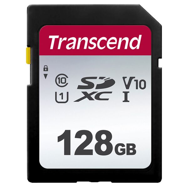 Transcend SDXC-Karte 300S UHS-I U1 V10 100/45MB/s  128 GB