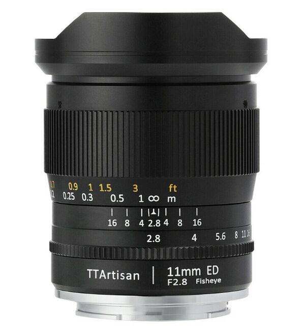 TTArtisan 11mm f/2,8 Fisheye  Canon EF 