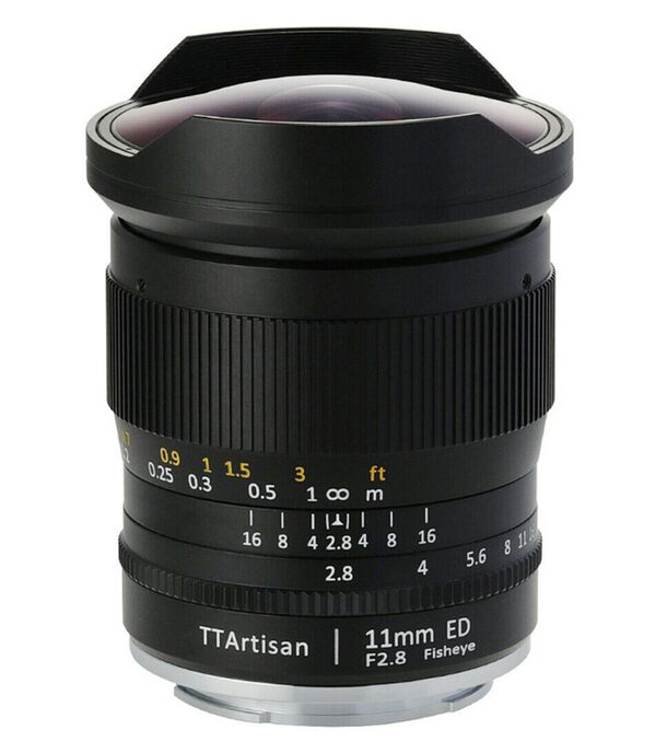 TTArtisan 11mm f/2,8 Fisheye  Nikon FX