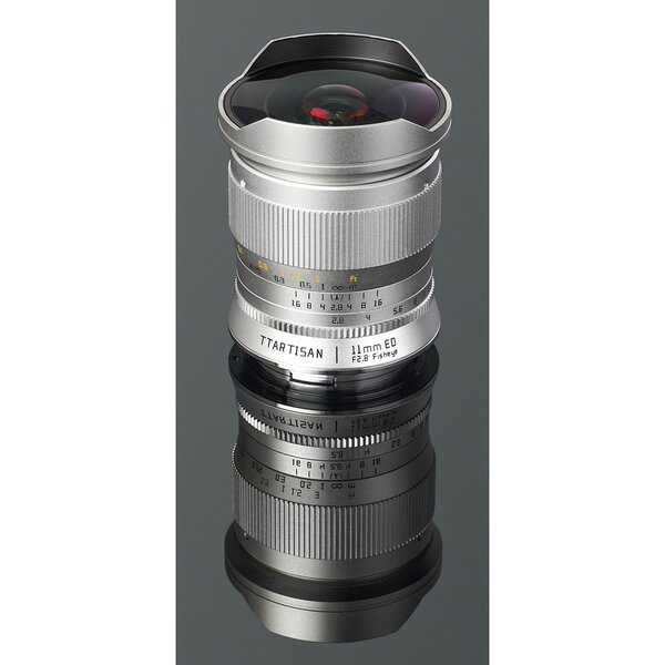 TTArtisan 11mm f/2,8 Fisheye, silber (FF)  Canon RF