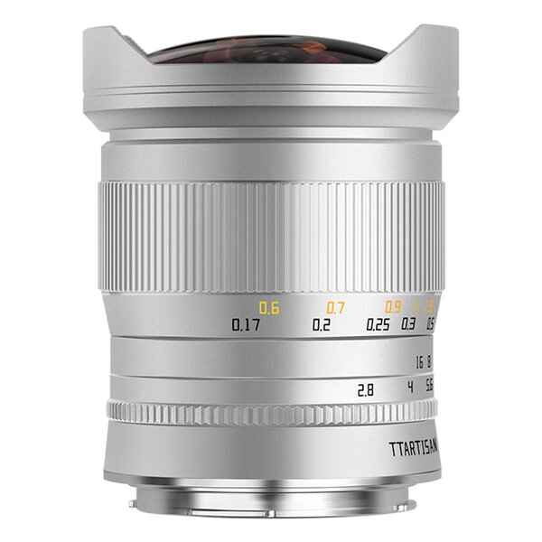 TTArtisan 11mm f/2,8 Fisheye, silber (FF)  L-Mount