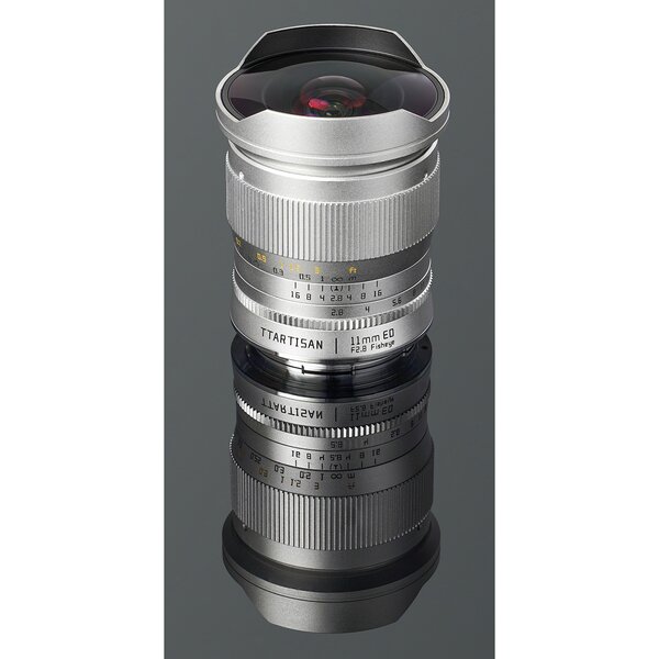 TTArtisan 11mm f/2,8 Fisheye, silber (FF)  L-Mount