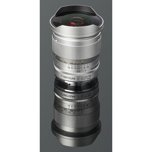 TTArtisan 11mm f/2,8 Fisheye, silber (FF)  Sony FE-Mount