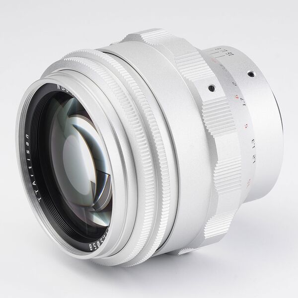 TTArtisan 75mm f/1,5  M 42 silber