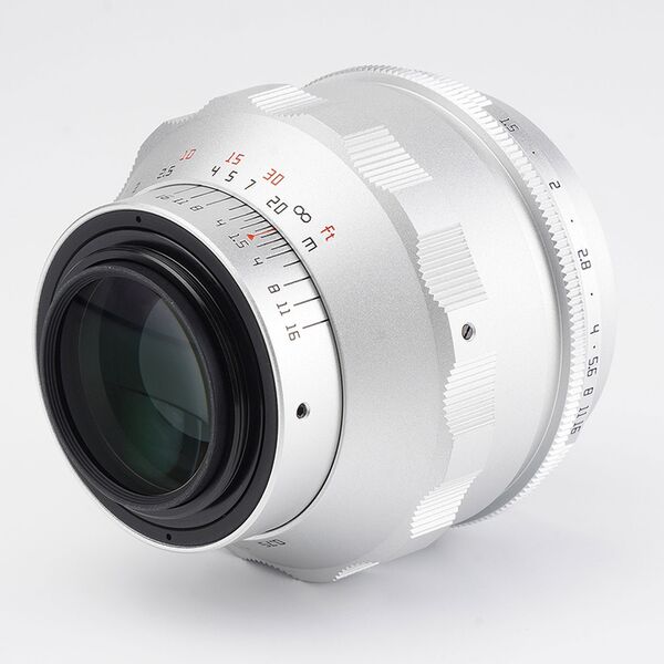TTArtisan 75mm f/1,5  M 42 silber