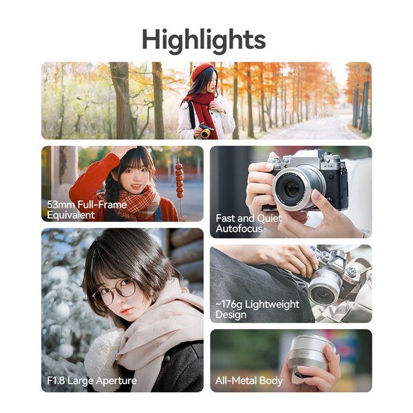 TTArtisan AF 35mm f/1,8 II  Sony E-Mount Orange