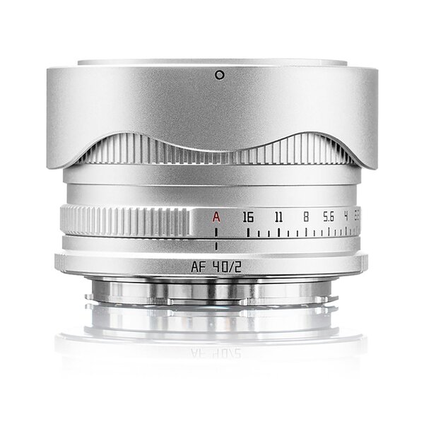 TTArtisan AF 40mm f/2  L-Mount silber