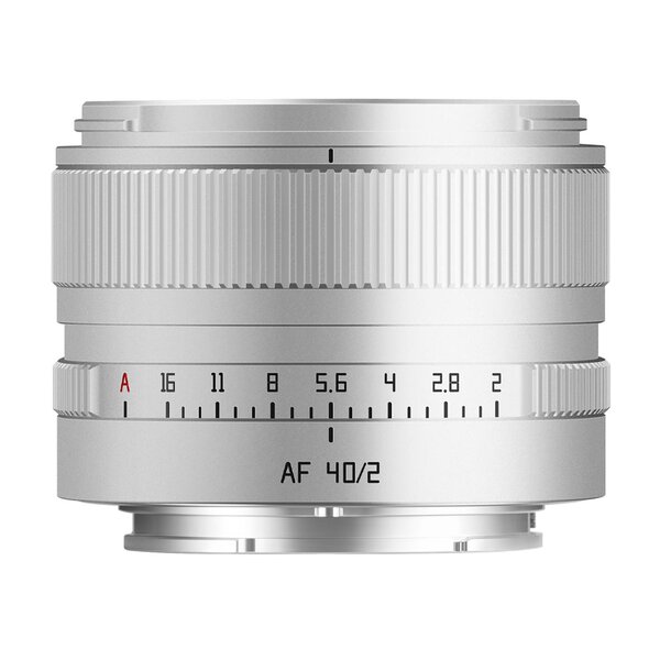 TTArtisan AF 40mm f/2   Sony FE-Mount silber