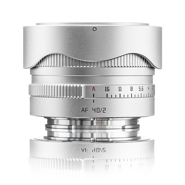 TTArtisan AF 40mm f/2   Sony FE-Mount silber