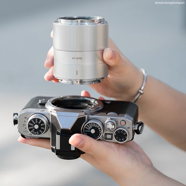TTArtisan AF 56mm f/1,8  Nikon Z DX silber